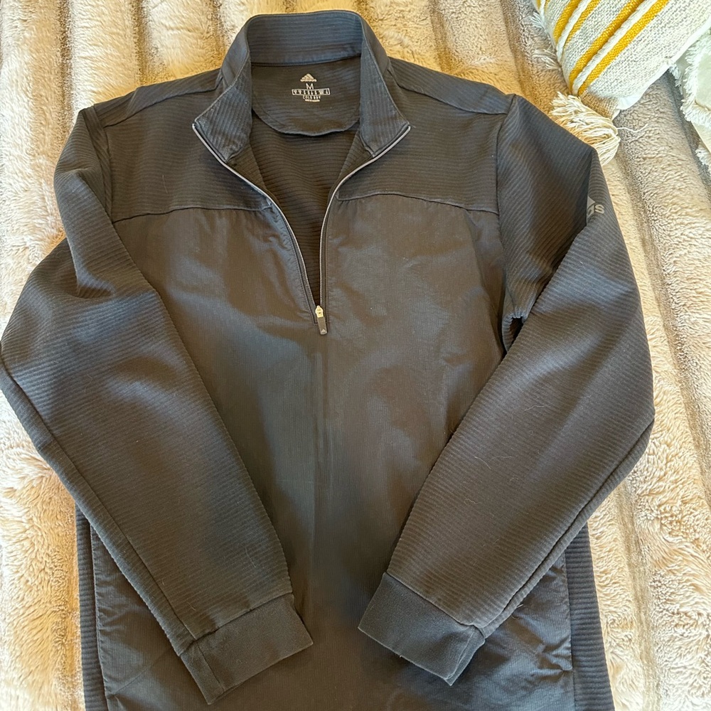 Men's Gray Quarter-Zip Pullover